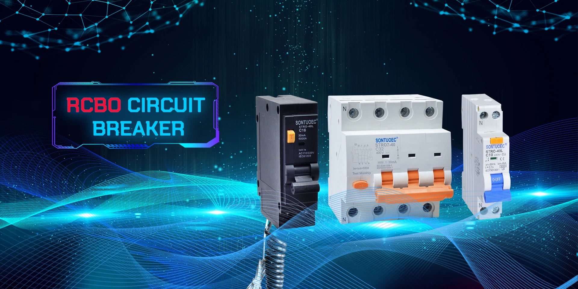 China desiual circuit breaker ngokuvikelwa okungaphezulu