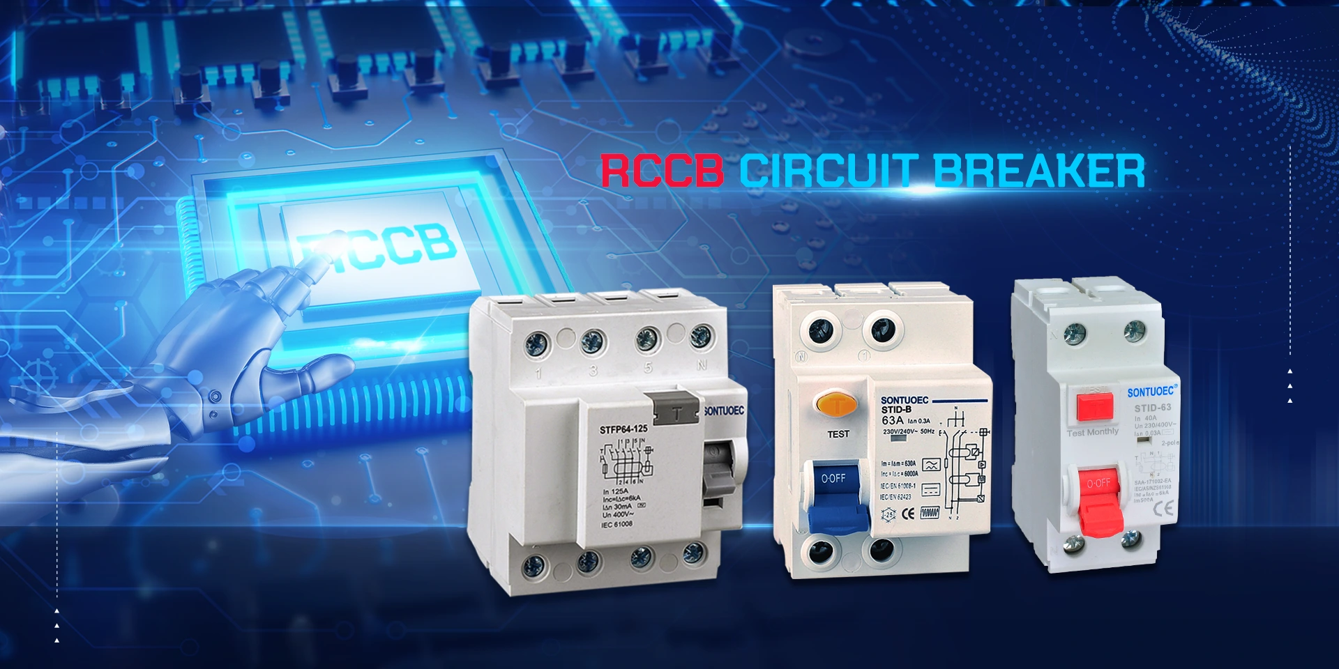 Umhlinzeki we-Residial Precial Breaker Subred