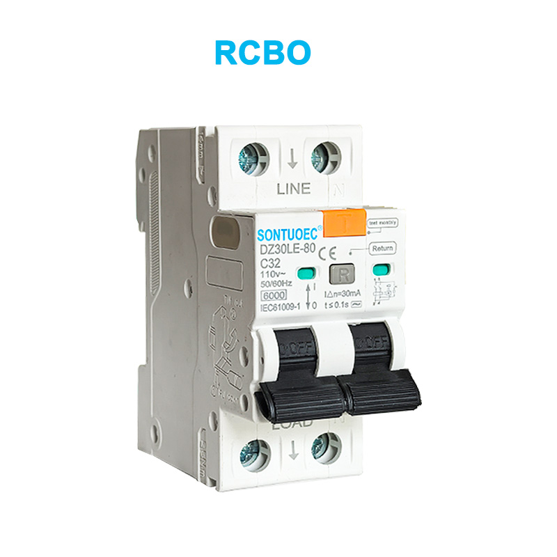 I-2p ukuvuza ikhefu lamanje breaker 6ka IEC61009.1 Ikhwalithi yekhwalithi ye-RCBO