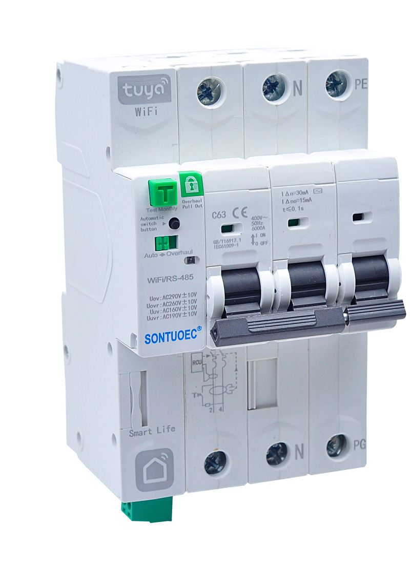 IOT 4G Circuit Breaker WiFi Tuya App Remote Control Remote