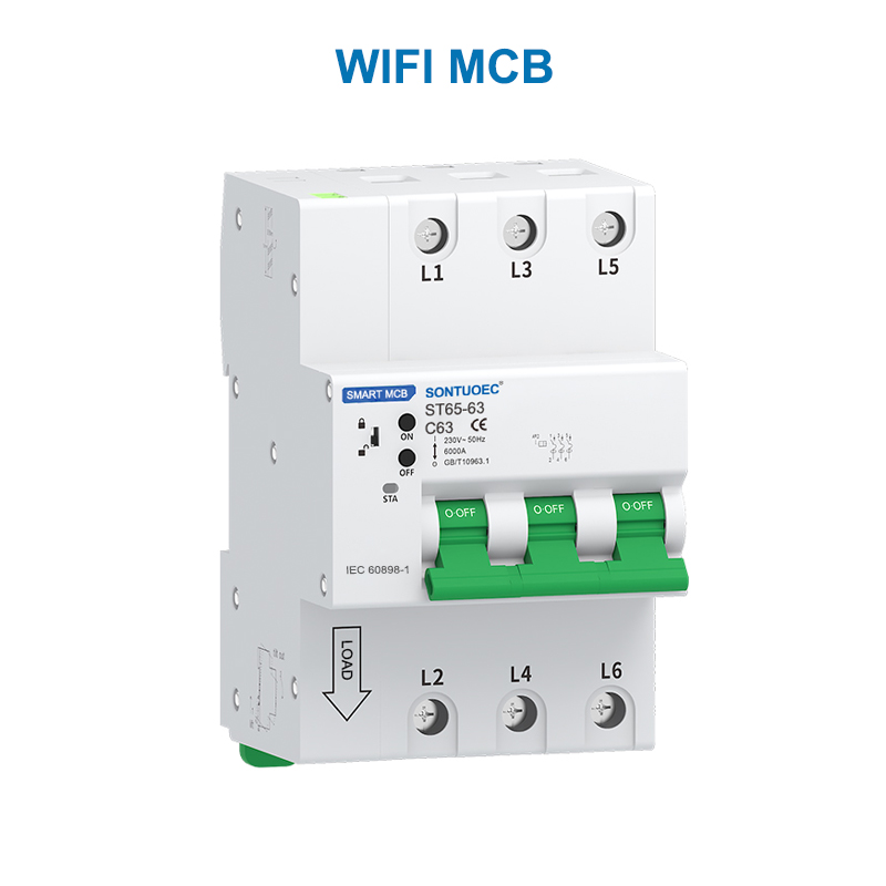 I-WiFi Rs485 I-Multifunction IOT Intelligent MCB RCBO Intelligent Micro Circuit Breaker