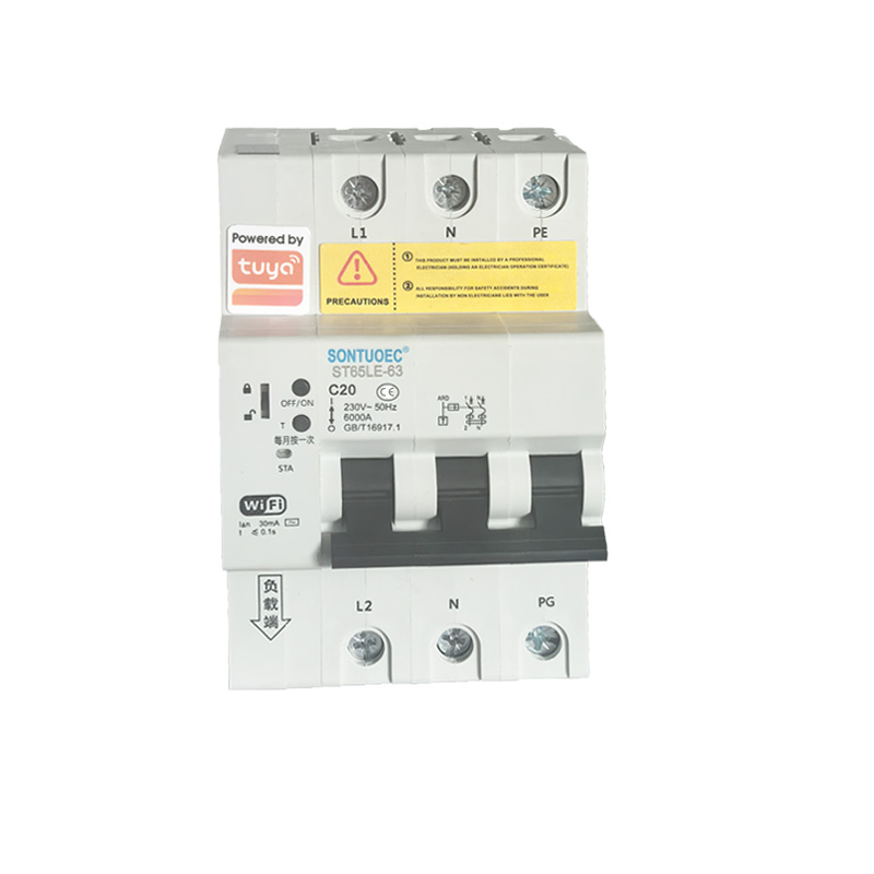 I-WiFi ST65LE-63wf2 Series Multi Functional IoT Intelligent RCBO Intelligent Circuit Breaker